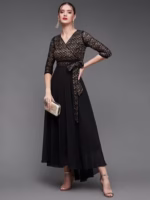 Laced Maxi Party Dress