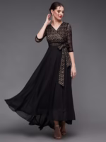 Laced Maxi Party Dress - Image 2