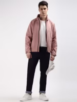 Pink Portland Stand Collar Jacket - Image 3