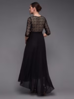Laced Maxi Party Dress - Image 4