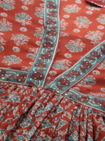 Anarkali Cotton Stitched Kurta - Image 4